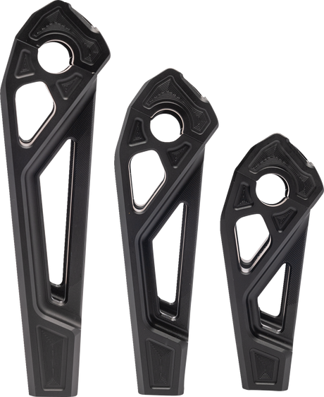 KODLIN MOTORCYCLE Risers - Fastback - 10" - Black K55121