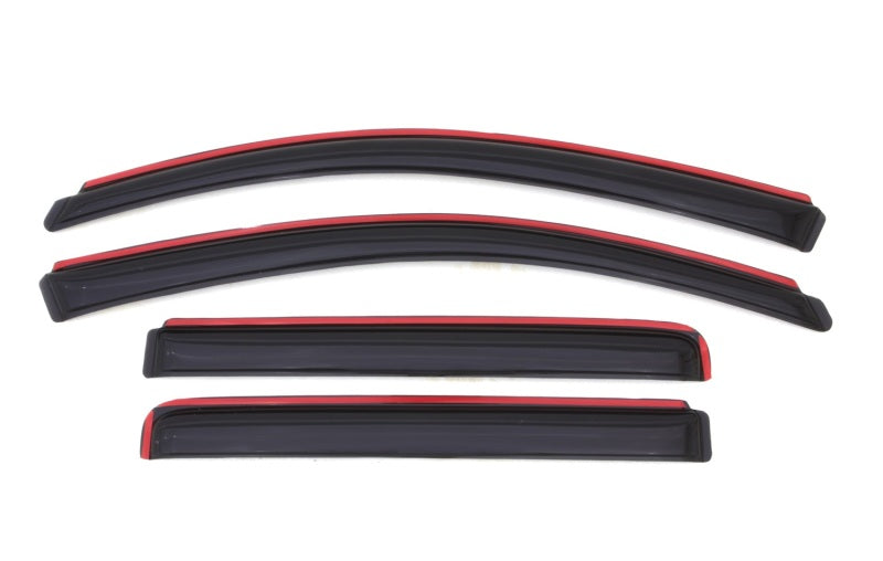 AVS 04-15 Nissan Titan Crew Cab Ventvisor In-Channel Front & Rear Window Deflectors 4pc - Smoke 194858