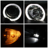 Spyder BMW E46 3-Series 04-06 2 DR Projector Halogen Model- LED Halo Blk PRO-YD-BMWE4604-2DR-HL-BK 5077141
