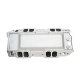 Edelbrock Manifold Chevy BB 9 8 Deck (Short) Super Victor 565 Thick Flange Rect Port Heads 2895