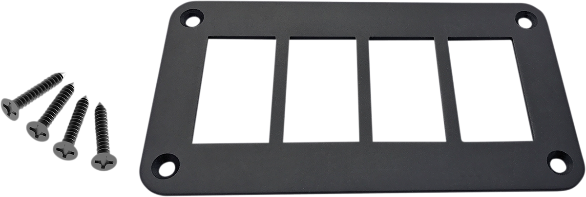 MOOSE UTILITY Universal Dash Plate - 4 Switches 4PP-ADA