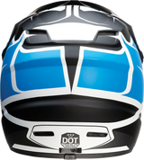 Z1R Youth Rise Helmet - Flame - Blue - Large 0111-1450