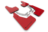 Rally Armor 2022 Hyundai Ioniq 5 Red Mud Flap w/ Black Logo MF87-UR-RD-BLK