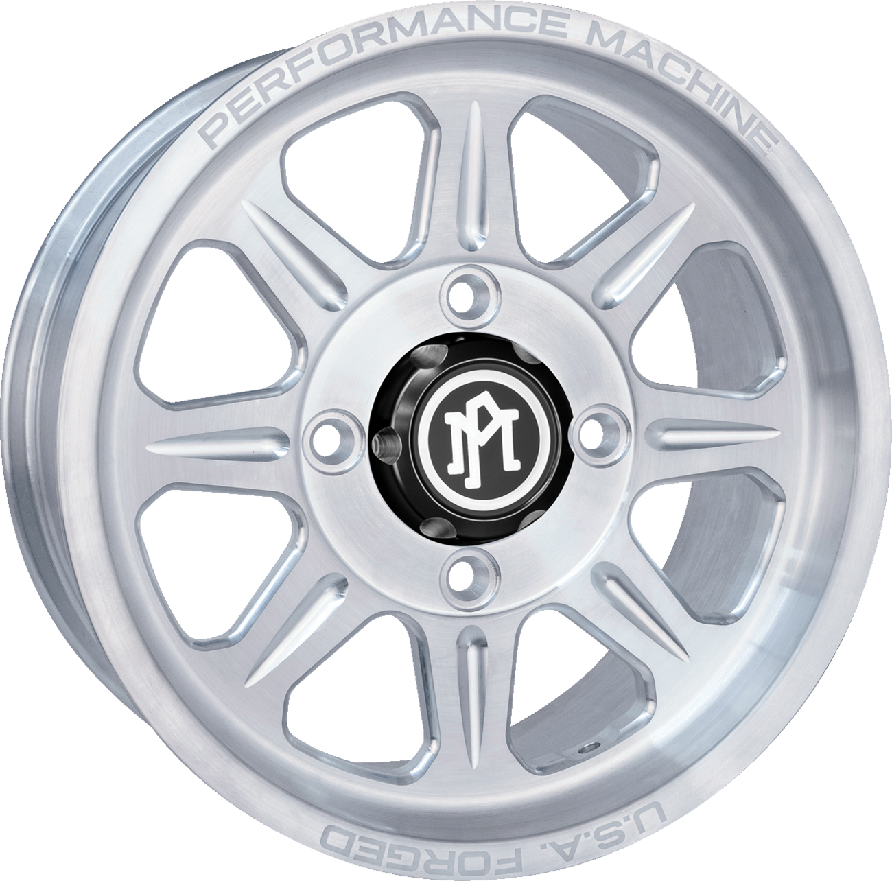 PM OFF-ROAD Wheel - Destroy - Front/Rear - Silver - 15"x7" - 4/137 - 5+2 411MA1507015280