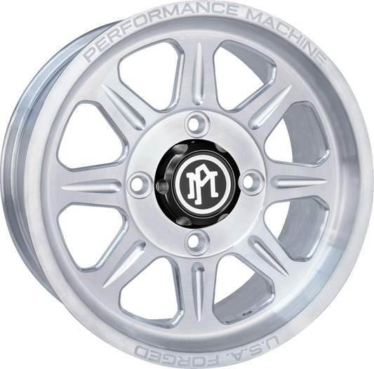 PM OFF-ROAD Wheel - Destroy - Front/Rear - Silver - 15"x7" - 4/137 - 5+2 411MA1507015280