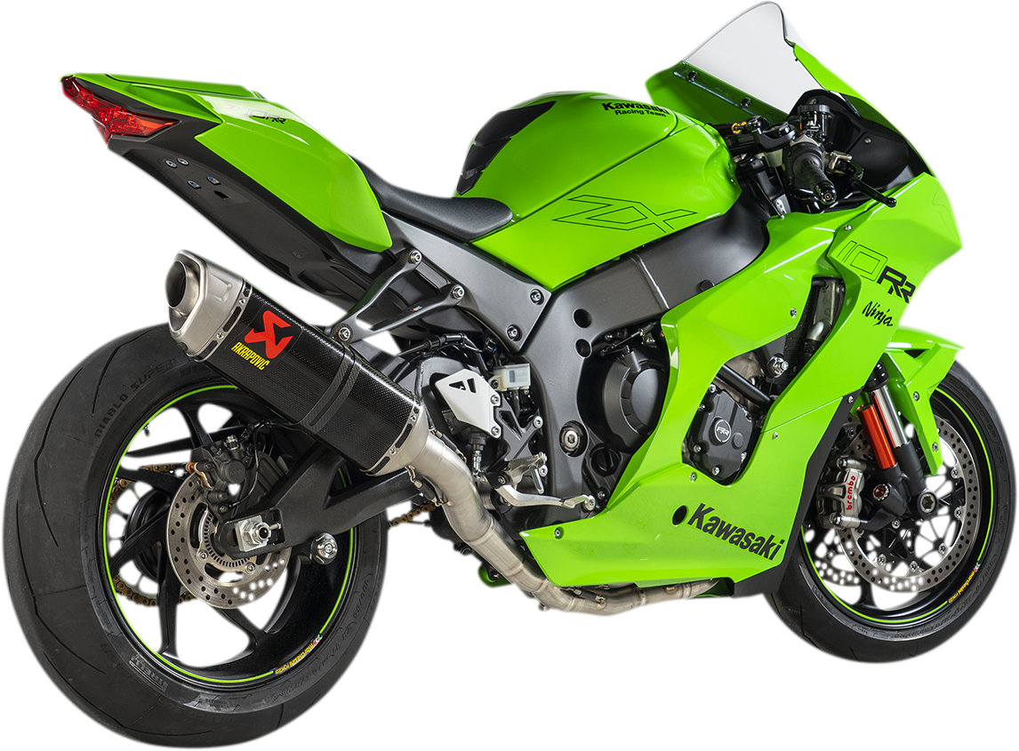 Escape de carrera AKRAPOVIC - Fibra de carbono Ninja ZX-10RR /R 2021-2023 S-K10R10-RC 1810-2872 