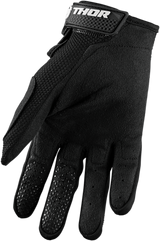 THOR Sector Gloves - Black/White - Large 3330-5856