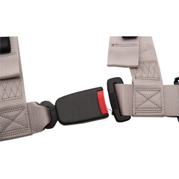 MOOSE UTILITY Seat Harness - 4 Point - 2x2 - Gray 100-4405-PU