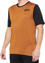 100% Ridecamp Jersey - Terracotta/Black - Small 40027-00015