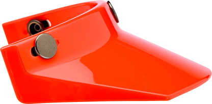 BILTWELL Moto 3-Snap Visor - Orange 2002-565