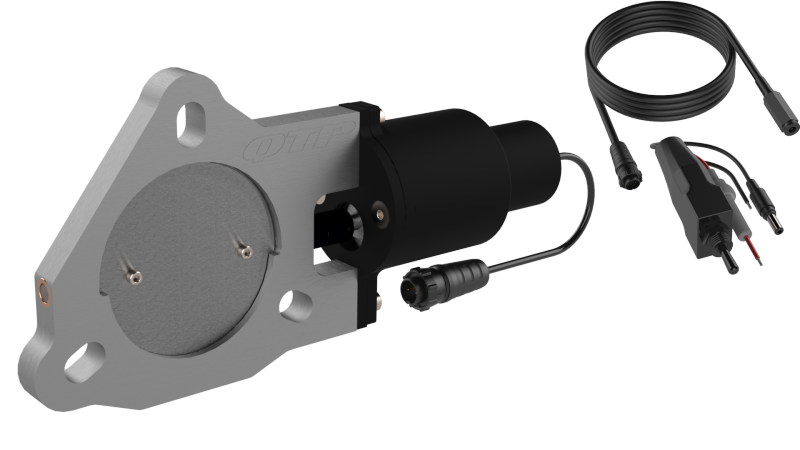 QTP 3in Bolt-On QTEC Electric Cutout Valve - Single QTEC30