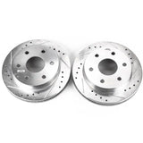 Power Stop 99-00 Cadillac Escalade Front Evolution Drilled & Slotted Rotors - Pair AR8609XPR