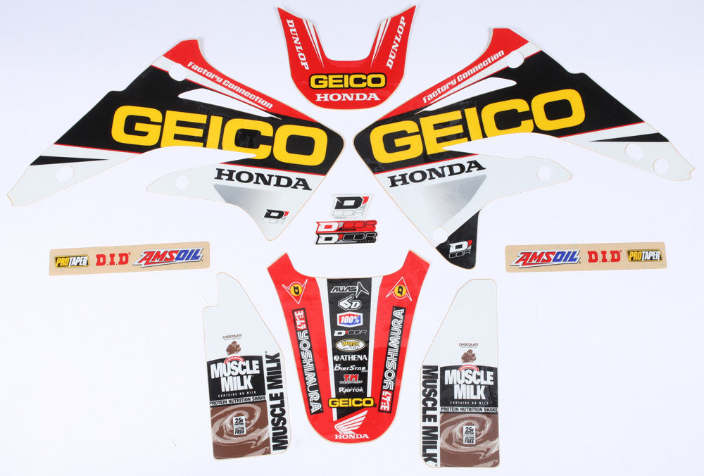 D-COR 2014 Geico Honda Graphics/Trim Kit 10-10-0614
