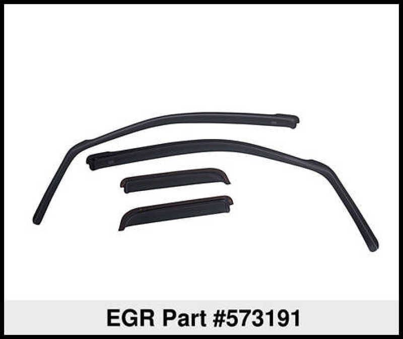 EGR 04+ Ford F/S Pickup / 06+ Lincoln MK LT In-Channel Window Visors - Set of 4 (573191) 573191