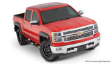 Bushwacker 15-18 Chevy Silverado 2500 HD Fleetside Extend-A-Fender Style Flares 4pc - Black 40964-02