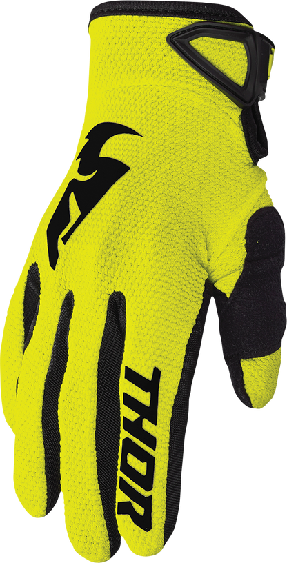 THOR Sector Gloves - Acid/Black - XL 3330-5881