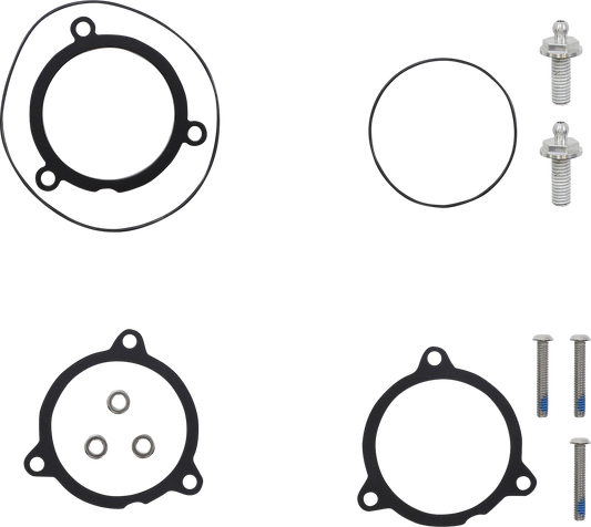 Filtro de aire de cono COBRA - Cromo/Cromo - Softail 606-0104-06 