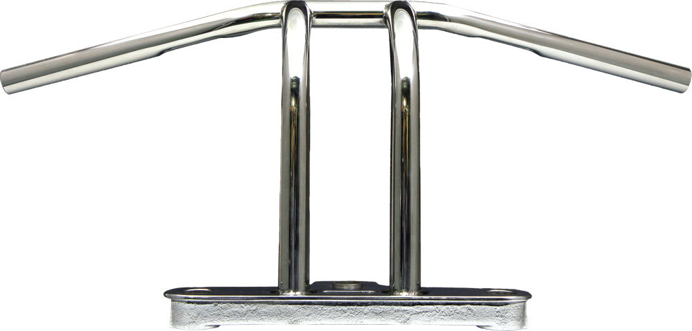 WEST-EAGLE Pullback Riser Bar Stainless / 1inch / W/ Dimple 789
