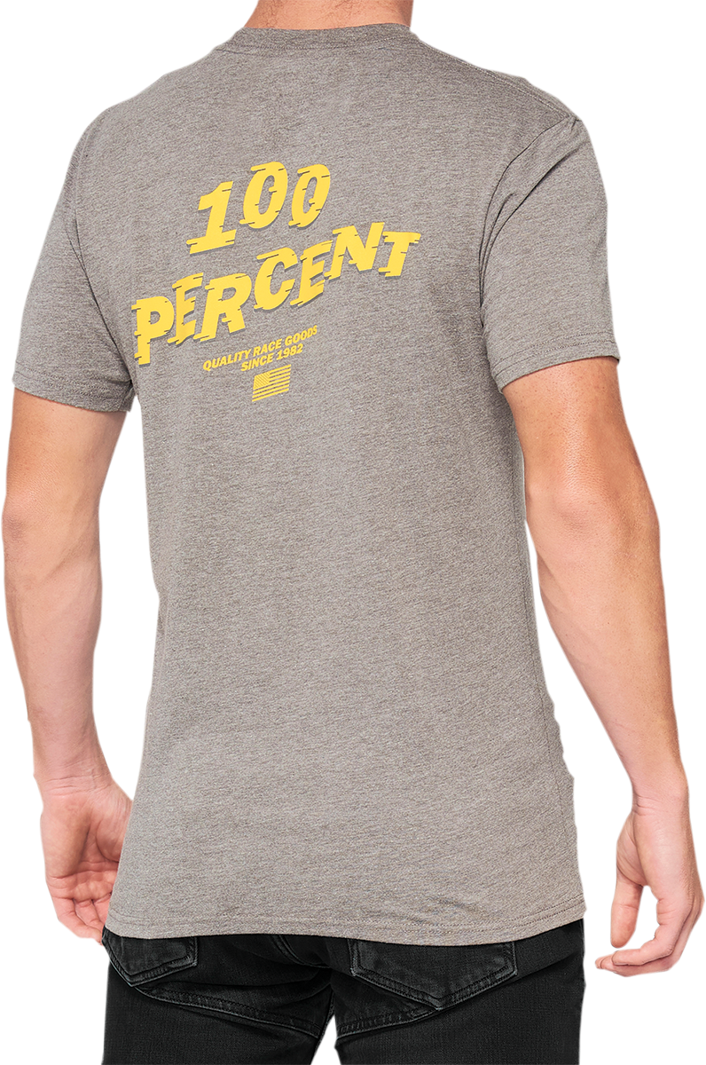 100% Dakota T-Shirt - Heather Gray - Small 32130-188-10