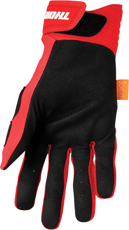 THOR Rebound Gloves - Red/White - Large 3330-6725