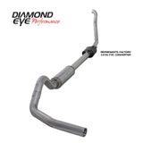 Diamond Eye KIT 4in TB SGL AL: 94-97 FORD 7.3L F250/F350 PWRSTROKE NFS W/ CARB EQUIV STDS K4306A
