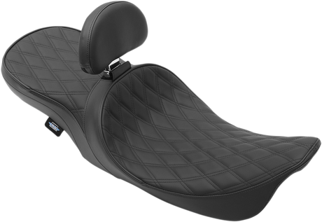 DRAG SPECIALTIES Low Touring Seat - Diamond - Driver's Backrest - FL '99-'07 0801-1104
