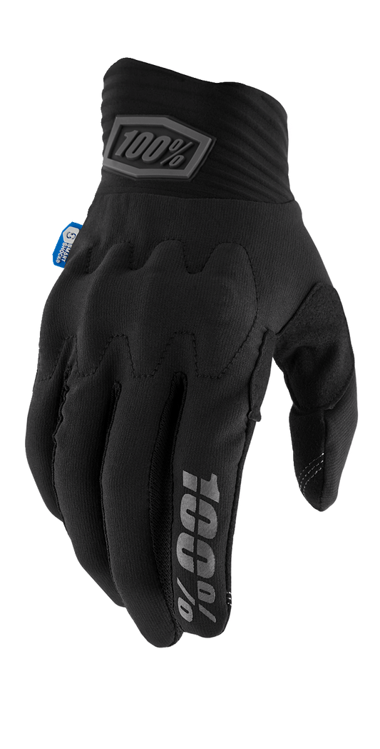 100% Cognito Smart Shock Gloves - Black - Large 10014-00032