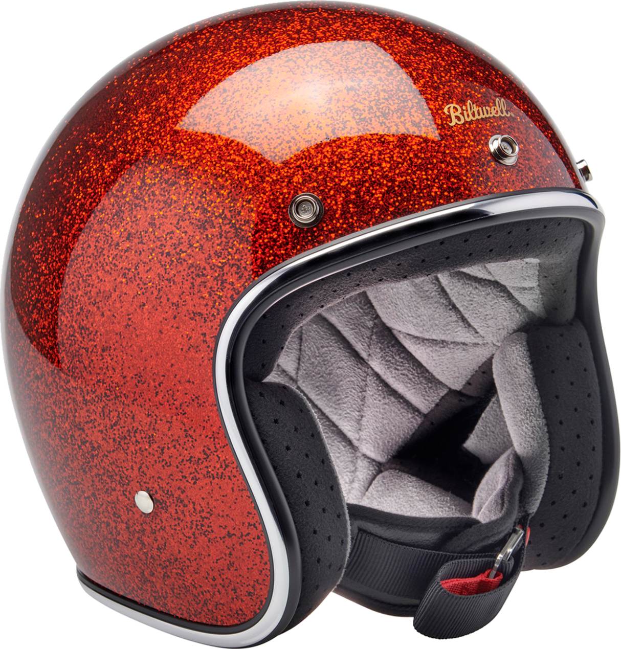 BILTWELL Bonanza Helmet - Rootbeer Megaflake - 2XL 1001-457-206