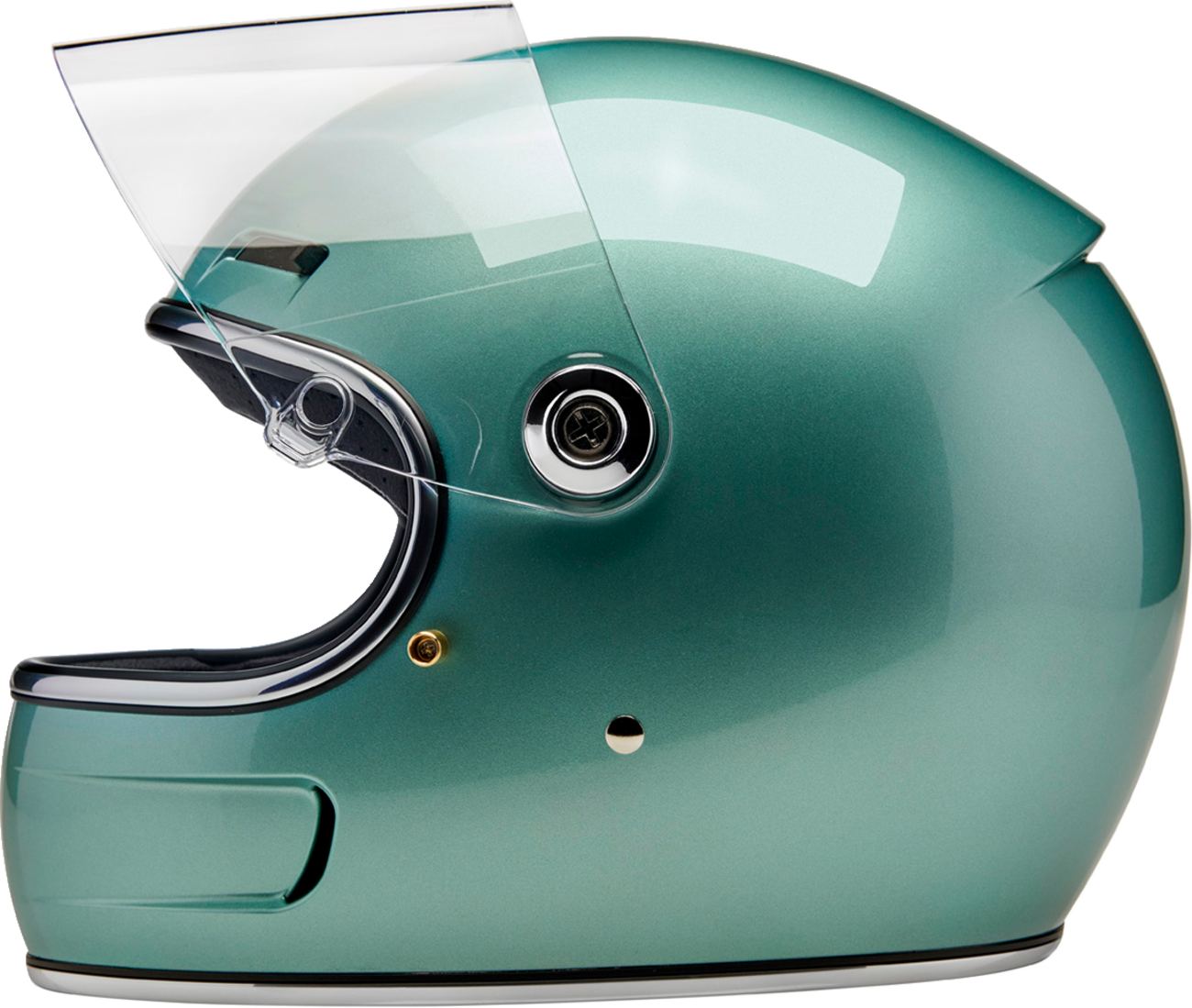 BILTWELL Gringo SV Helmet - Metallic Seafoam - Medium 1006-313-503