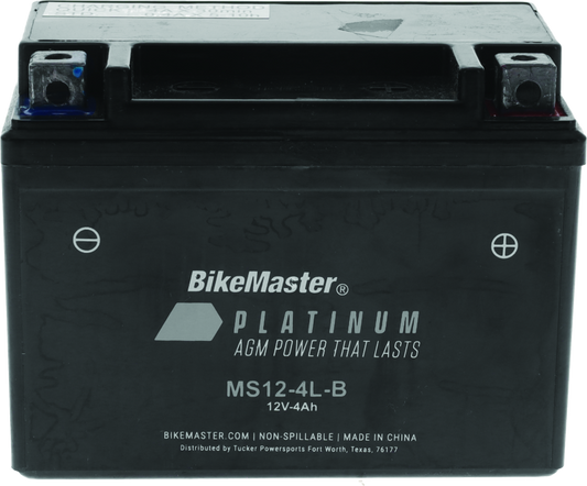 BikeMaster AGM Battery - MS12-4L-B 780730