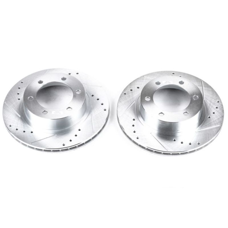 Power Stop 96-02 Toyota 4Runner Front Evolution Drilled & Slotted Rotors - Pair JBR794XPR