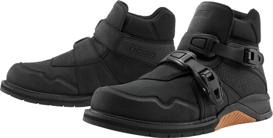 ICON Slabtown Waterproof Boots - Black - Size 11.5 3403-1312