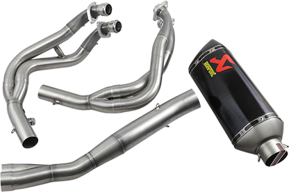 AKRAPOVIC Race Exhaust - Carbon Fiber Ninja ZX-6R 2009-2020 S-K6R11-RC 1810-2656