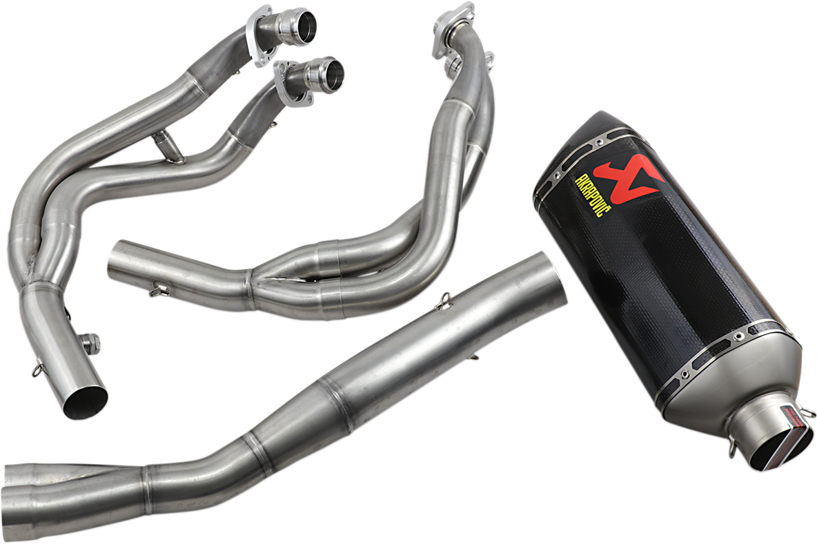 AKRAPOVIC Race Exhaust - Carbon Fiber Ninja ZX-6R 2009-2020 S-K6R11-RC 1810-2656