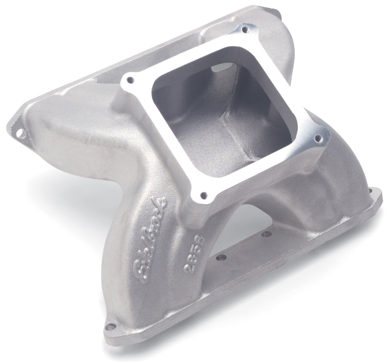 Edelbrock Manifold SBC Victor Spider Glidden 18 Deg Heads Dominator Flange 2858