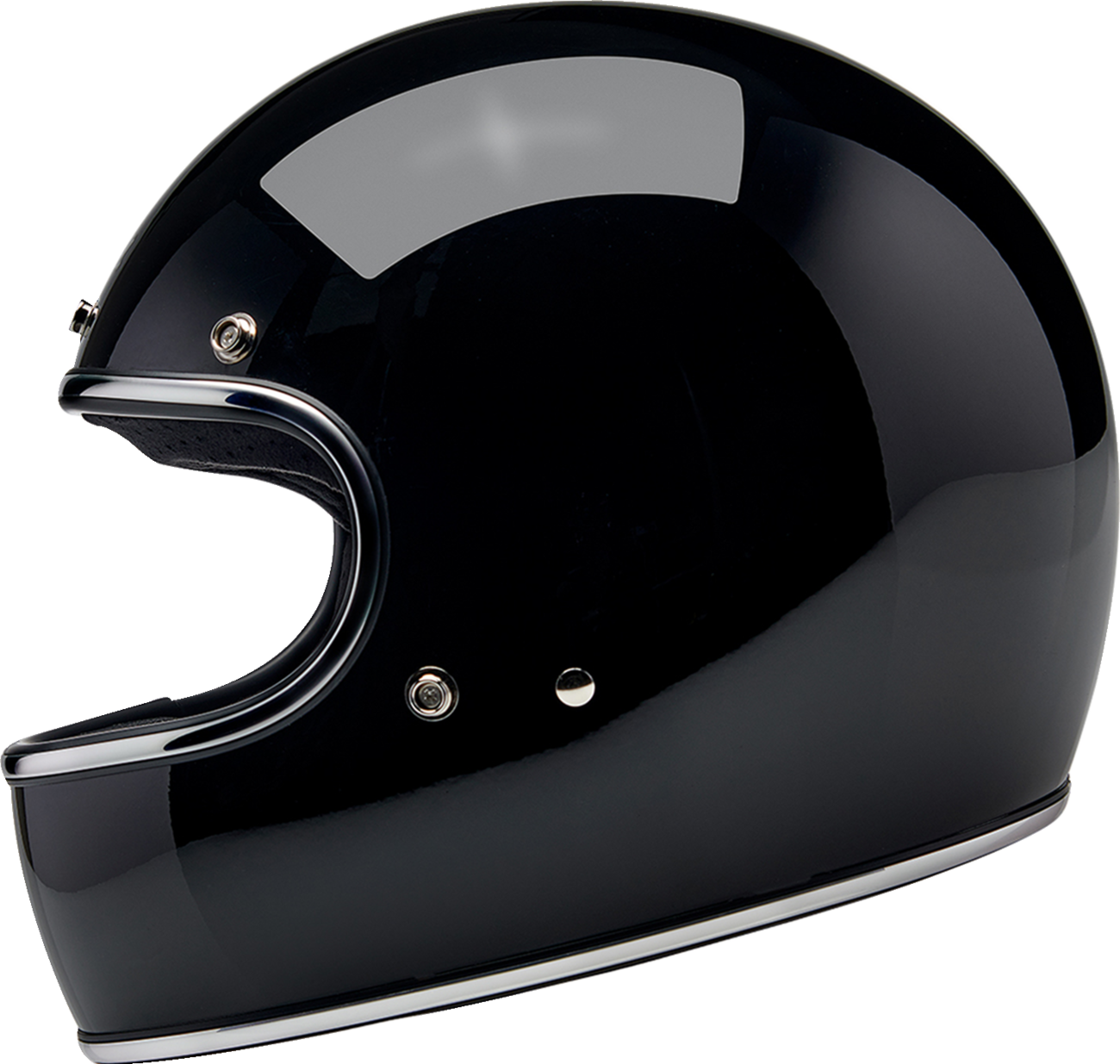 BILTWELL Gringo Helmet - Gloss Black - Large 1002-101-504