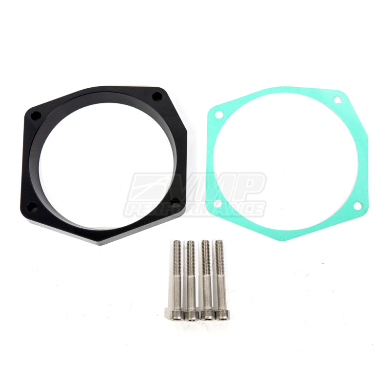 VMP Performance 105mm Throttle Body Adapter Plate Kit - Black Anodized VMP-INA023