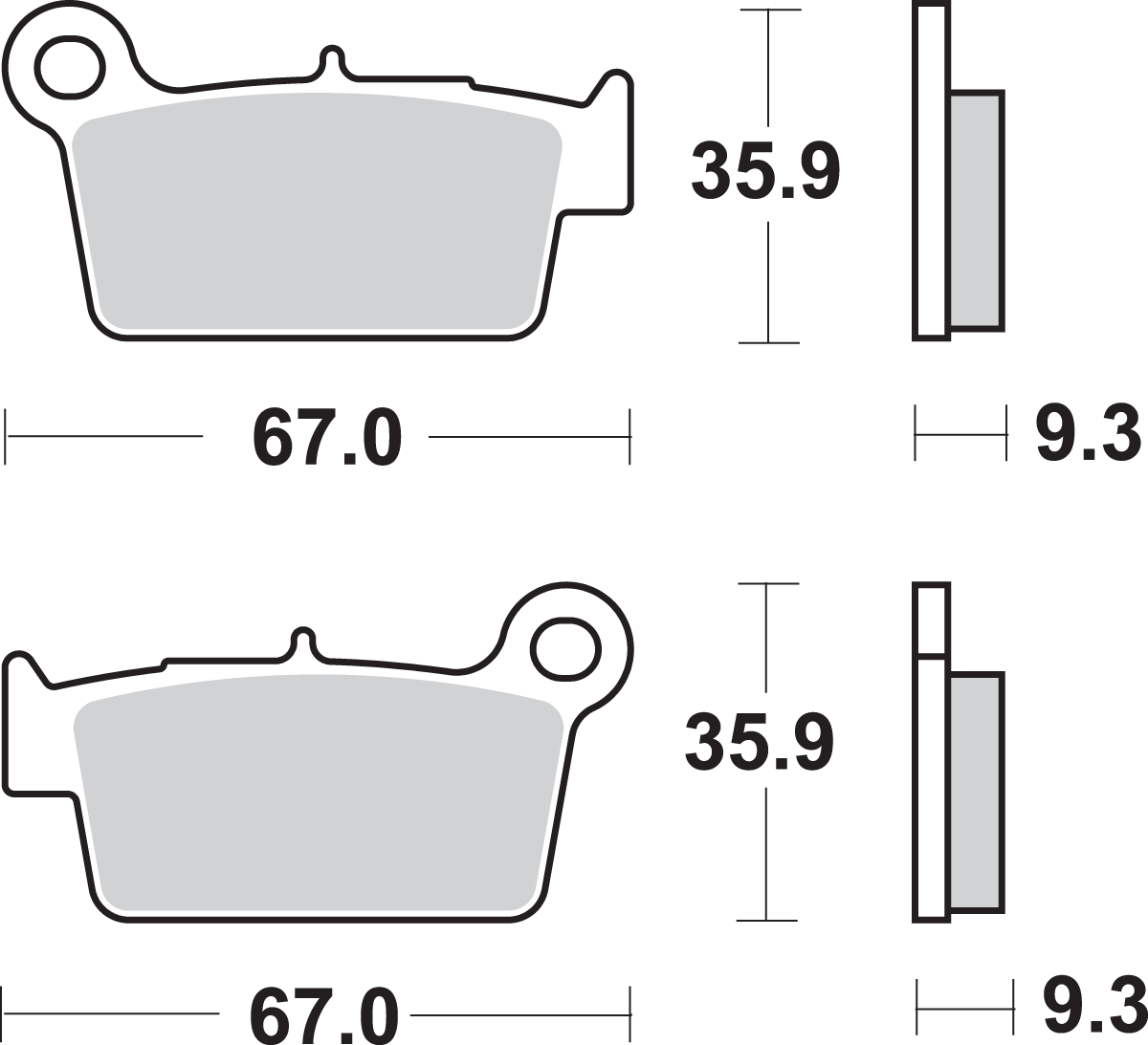 SBS Off-Road Sintered Brake Pads 790SI