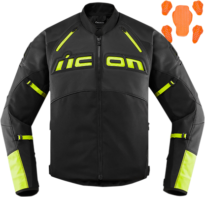 ICON Contra2™ CE Jacket - Black/Hi-Viz - Small 2810-3654