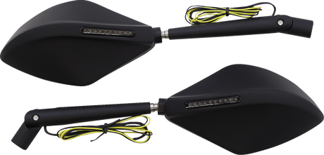 HIGHSIDER Mirror - Torezzo - Side View - Cat Eye - Black 301-581