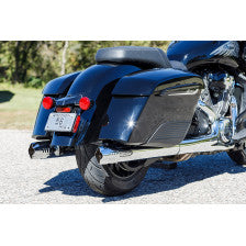 S&S CYCLE 4" Broadhead Slip-On Mufflers  Fishtail  Chrome Indian Challenger/Chieftain  550-1077