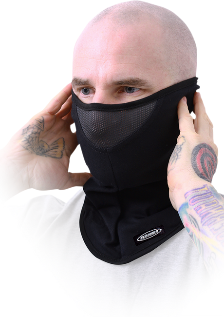 SCHAMPA & DIRT SKINS Half-Face Stretch Mask - Black VNG007-0