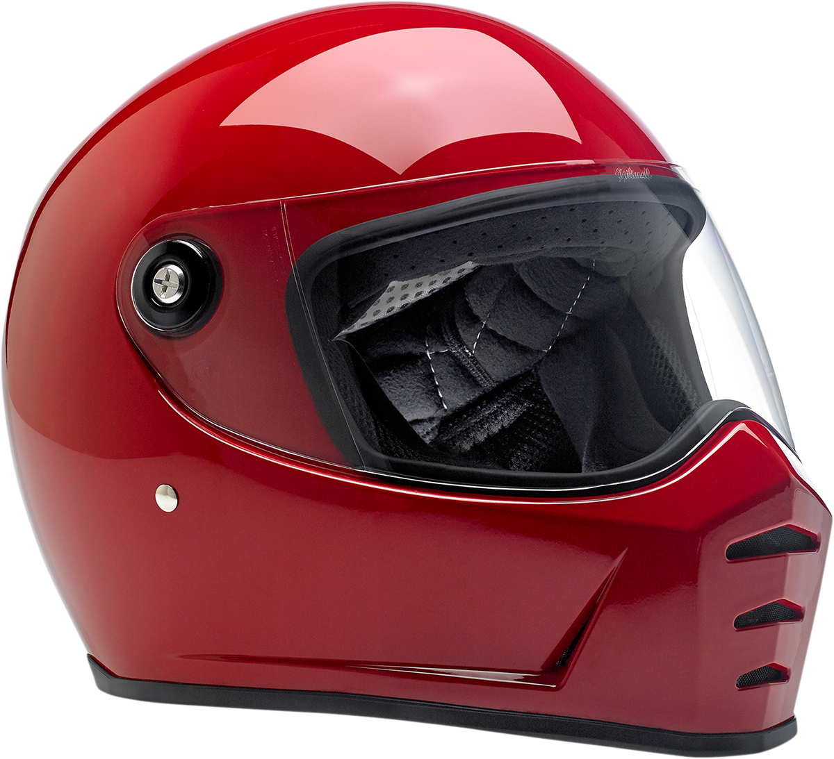 BILTWELL Lane Splitter Helmet - Gloss Blood Red - XS 1004-837-101