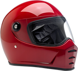 BILTWELL Lane Splitter Helmet - Gloss Blood Red - XS 1004-837-101