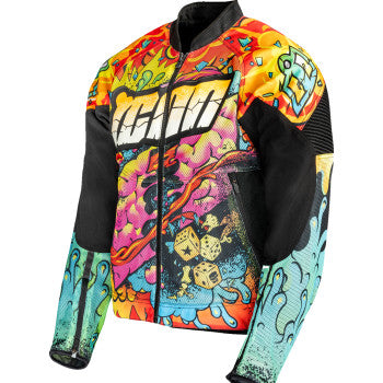 IN STOCK ICON Overlord3™ Scatterbrain Mesh Jacket - Black - Medium 2820-7075