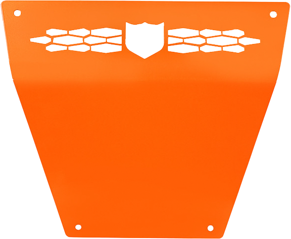 PRO ARMOR Front Race Skid Plate Orange Pol P141P363OR-446