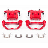 Power Stop 08-12 Infiniti EX35 Front Red Calipers w/Brackets - Pair S2870B