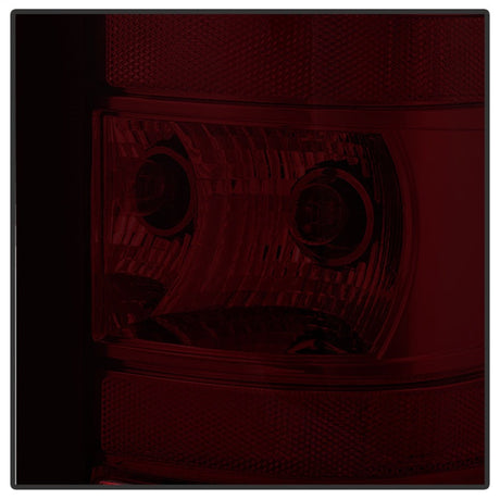 Xtune GMC Sierra 2007-2013 OEM Style Tail Light Red Smoked ALT-JH-GS07-OE-RSM 9032011