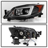 Spyder Subaru WRX 08-09 Projector Headlights - HID Model Only - Black PRO-YD-SWRX08-HID-LBDRL-BK 5083937