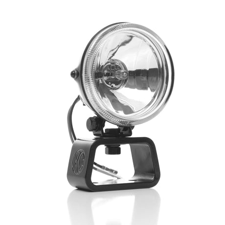 KC HiLiTES Rally 400 4in. Round Halogen Light 55w Spread Beam (Pair Pack System) - Black 490